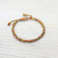 Bracelets Hand Knotted Colorful Tibetan Bracelet JB780